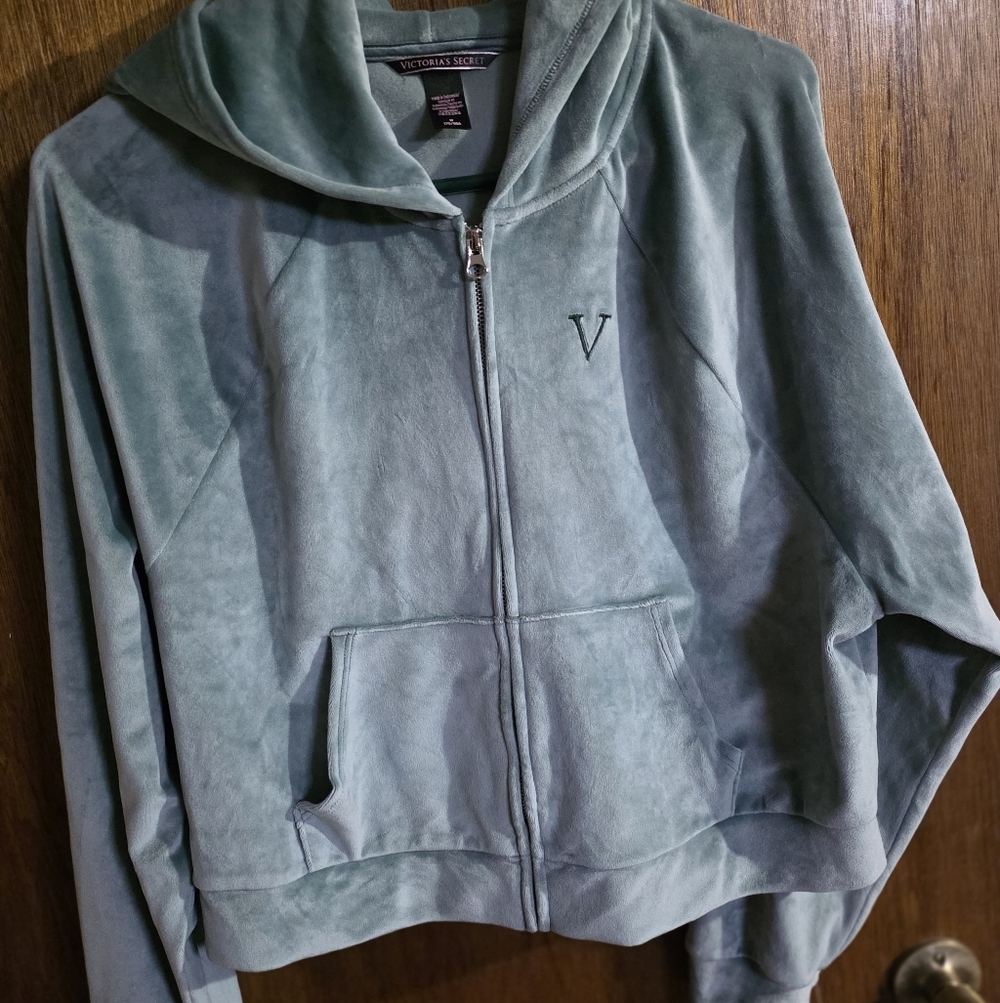 Victoria's Secret Teal Zip-Up Jacket